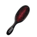 Wholesale Nylon Boar Bristle Brush for Normal Thick Hair Ionic Cushion Paddle Features Gently Detangles Softens Stimulates Scalp