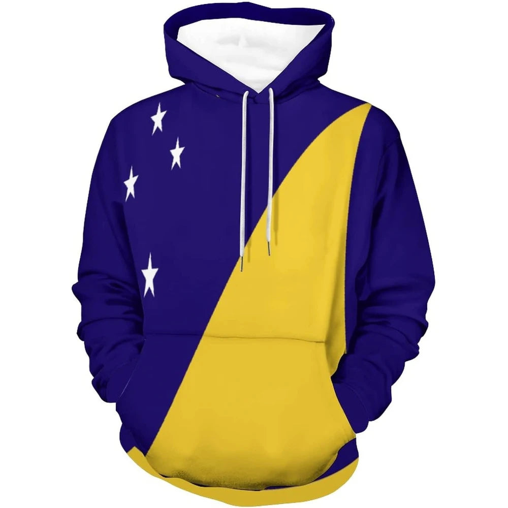 Fitspi Wholesale Long Sleeve Transnistria Flag 3d Horror Print Hoodie Country Logo Printed Custom Pullover Sweatshirt