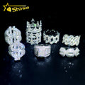 Fine Jewelry Hip Hop Rings Collection 925 Sterling Silver Fully Iced Out Diamond Moissanite Ring Custom Rings for Men