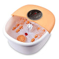 Newest Heated Massage Washing Basin Foot Spa Electric Plastic Foot Bath With 14 Massage Rollers