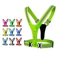 Hot Sale Wholesale USB Rechargeable LED Reflective Safety Vest High Visibility Safety Reflective Running Gear Vest Light