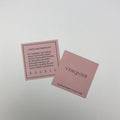 Blank Customized 300gsm Cardboard Greeting Card Thank You Shopping Card Luxury Elegant Custom Logo Printing Film Lamination