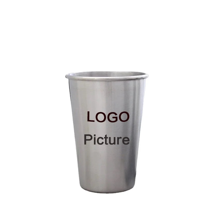 In Summer LOGO Can Be Printed on the Cup Stainless Steel Cold Drink Beer Cup With Various Capacities
