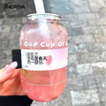 OEM Plastic Cans With Logo Transparent Plastic Can Soda Drinking Bottle With Aluminum Lid Customized PET Cans