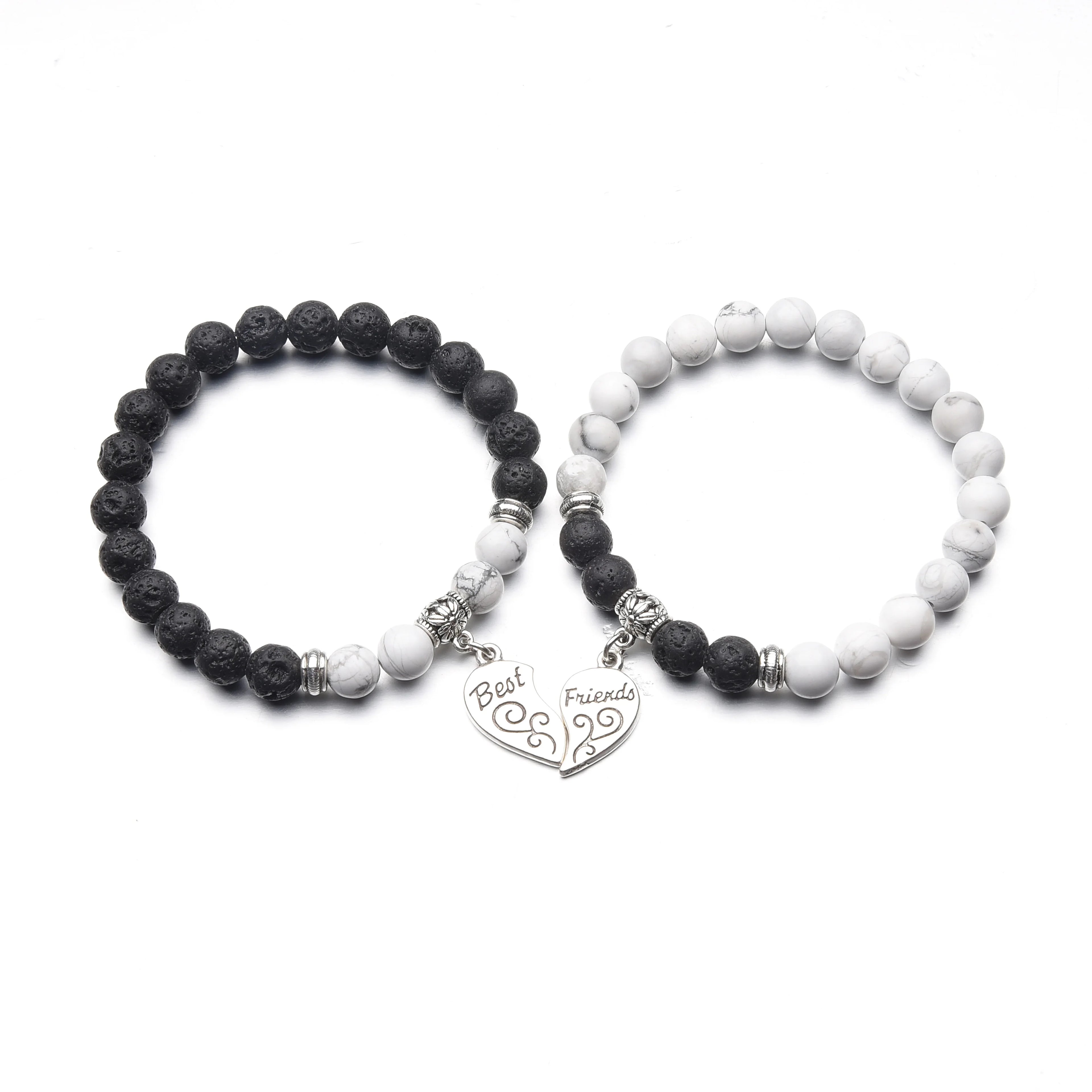 Best Friend BraceletRelationship Bracelets-Love Formed by the Bracelet Symbolizes Connected Heart