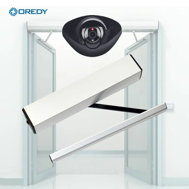 OREDY Modern Automatic Swing Gate Opener Control Unit with DC 24V Brushless Motor Aluminum Alloy 100KG Capacity for Hotel Use