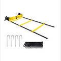 Factory Direct MUDA Brand Adjustable Size PP Material Yellow Speed Agility Training Set Kit Fixed Sports Cone Ladder for