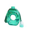 Creative Round Cookie Donut Straw Cup Double Lid Pacifier Outdoor Student Kid Large Capacity Water Bottle 900ml
