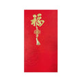Custom Logo Chinese New Year Red Packet Lucky Money Cash Paper Bag 6pcs Red Envelopes
