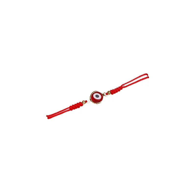 Go2boho Handmade Evil Eye Adjustable Cord Bracelet Unisex Protection Jewelry Amulet Charm Gift for Women Men Friendship Couple