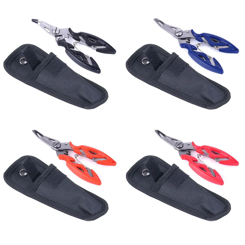 Fishing Plier Scissor Braid Line Lure Cutter Hook Remover Tackle Tool Cutting Fish Use Tongs Scissors Fishing Pliers 3 Colors