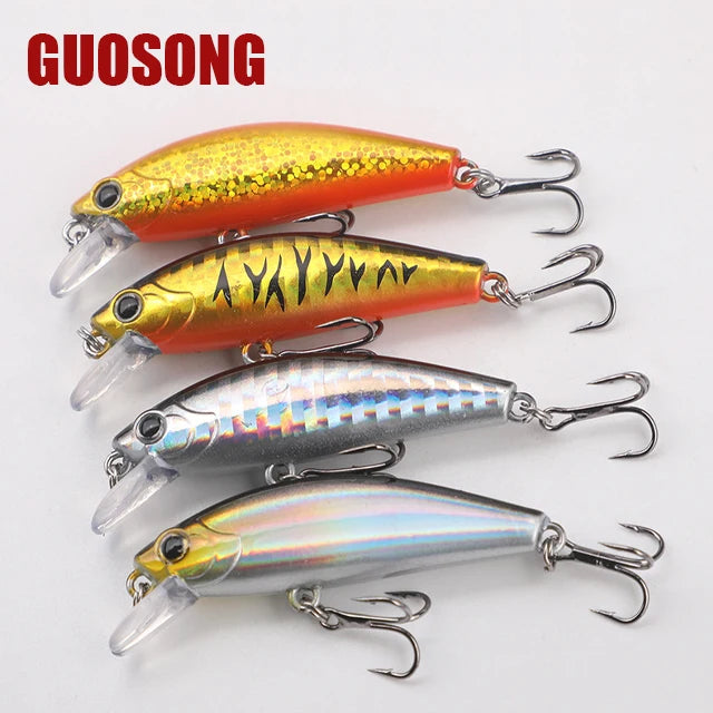 Fishing Bait Sea Minnow Lure 5cm/6.5g Sinking Small Minnow Lure Fish-attracting Body Artificial Hard Bass Trout Lure