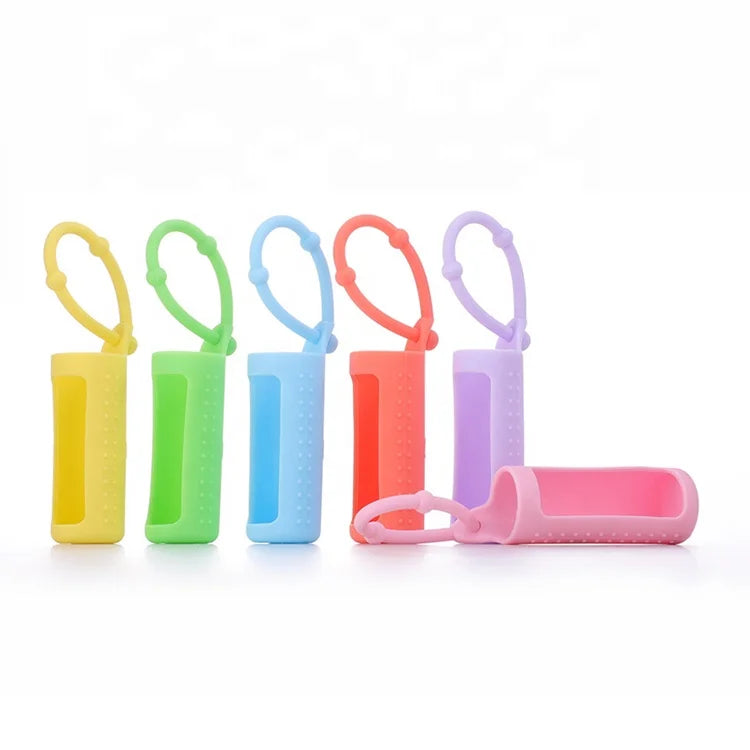 Wholesale Bulk 10ml Glass Bottle Silicone Rubber Protector Cover Sleeve for Essential Oil Roll on Roller Bottle