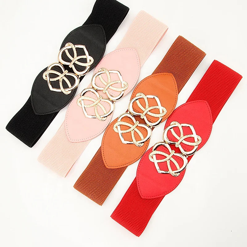 Factory Women Belts Elastic Ladies Fashion Wide Fancy Belts for Dress the Belt for Women