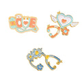 Cute Girls Stethoscope Enamel Pins Custom Cartoon Medical Pins Doctor Nurse Badge for Kids Gifts