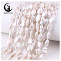 Wholesale 10x14mm Teardrop Cultured Freshwater Pearl Beads Waterdrop Baroque Loose Pearls for Jewelry Making Natural Pearl Beads