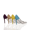 Free Sample Gift Fancy Custom Glass Perfume Bottle High Heels Shape 20ml Pump Sprayer with Reed Diffuser