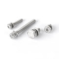Exterior Infrastructure 304 Stainless Steel Hex Bolt Kit with Nut and Washer Fence Gate and Public Lighting Installation System