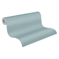 Made Germany Non Woven Vinyl Wallpaper Rolls Solid Plain Blue Turquoise Petrol Linen Look 1005x053m Living Room Hotel School