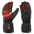 Goat-Skin Heated Riding Gloves Self Heating Palm Guard Waterproof Breathable Touchscreen Compatible Non-Slip Design for Winter
