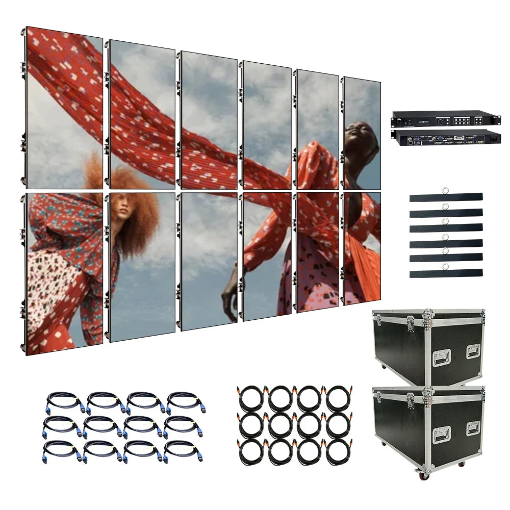 RAYBO HD P2.6 P2.9 P3.91 P4.81 Indoor LED Video Wall Rental Stage Background Indoor LED Display Panel