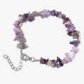 New Classic Natural Crystal Agate Crushed Stone Bracelet Gold Plated Semi-Precious Stone Jewelry for Wedding Occasions