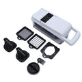 Food Grade Black White Abs Vegetable Chopper Spiralizer Slicer Onion Chopper with Container Pro Food Chopper Slicer Dicer Cutter