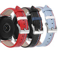 Luxury Genuine Leather Watch Strap Quick Release 20 22mm Waterproof Leather Watch Bands with Coloured Thread Vintage WristBand