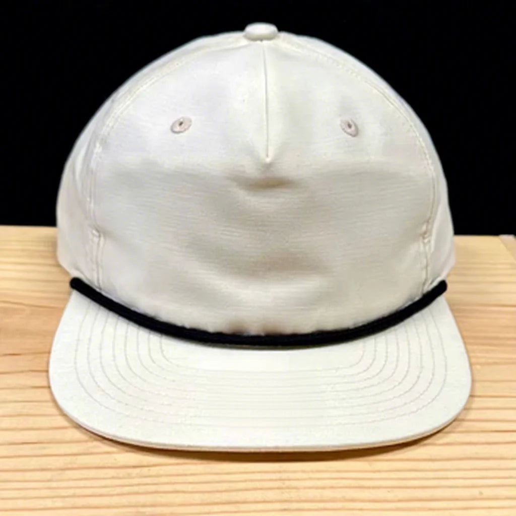 Plain Black 5 Panel Custom Richardson 256 Blank Hats Rope SnapBack Hat Designer Cap