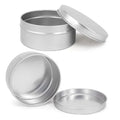 Customized Empty Aluminum Tin Can Colorful Printing Round Cosmetic Cream Aluminum Jar Aluminium Metal Packaging Container Tin