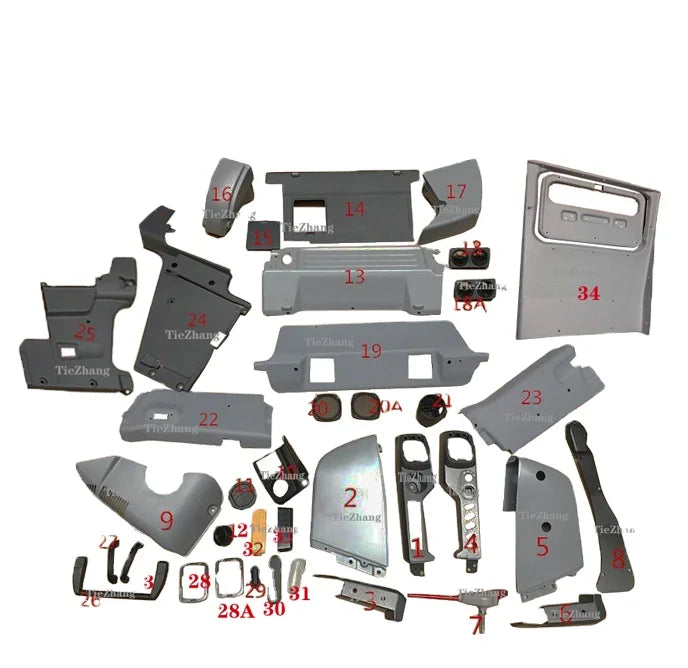 For Cab Interior Decoration Board PC200-8 PC210 PC220-8 PC240-8 PC360-8 Excavator Cabin Interior Decoration Board