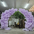 GJ-AT45 Factory Purple Japanese Artificial Plants Faux Cherry Blossoms Arch Trees for Outdoor Indoor Wedding
