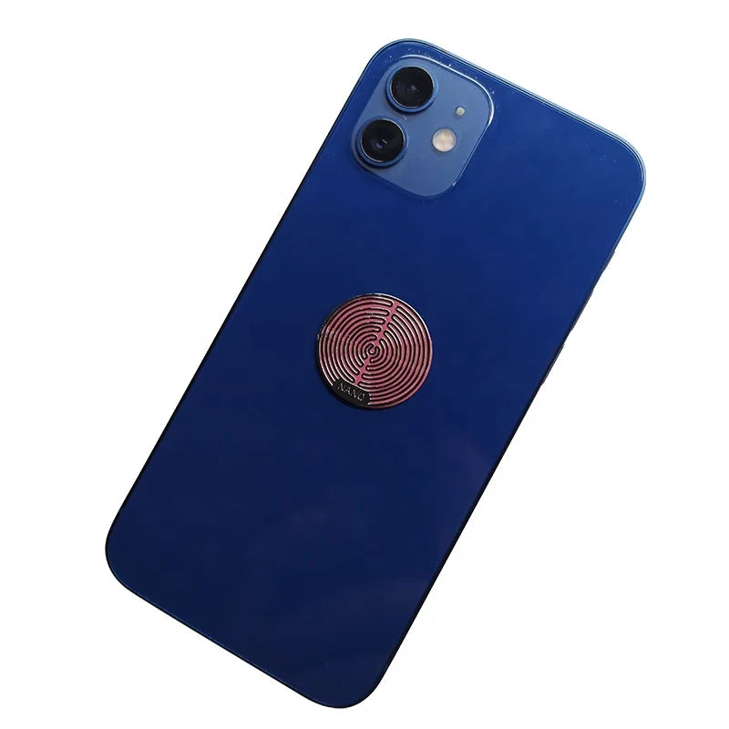 5g 24K Gold Anti Radiation Quantum Shield with Negative Ions 1500cc for Cell Phone EMF Protection 26mm Sticker