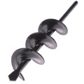 Garden Auger Spiral Drill Bit Flower Planter Bulb Shaft Drill Auger Yard Gardening Bedding Planting Hole Digger Center Drills