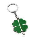 High Quality Metal Keychain Lucky Four Leaf Clover Soft Enamel Keychain for Promotion Gift