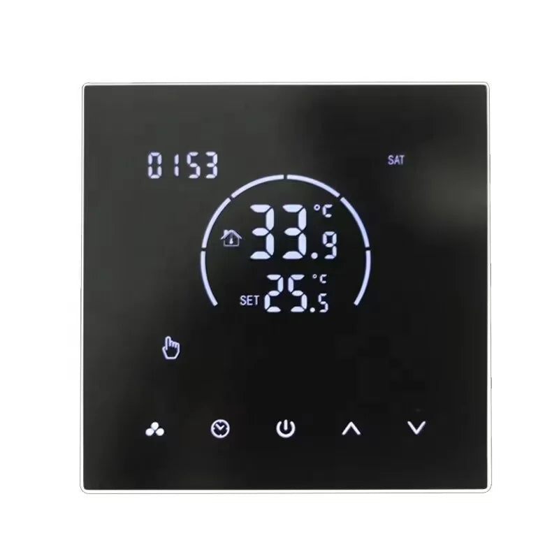 Smart Home Thermostat for Home Floor Heating Programmable Wifi&rf Tuya Modern Design Zigbee HVAC AC for Hotels
