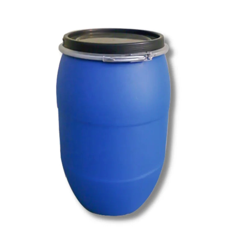 Large Mouth Iron Hoop 30l- 200l Plastic Drum 200l With Ring Lock Sealing for Chemical and Food Indusry