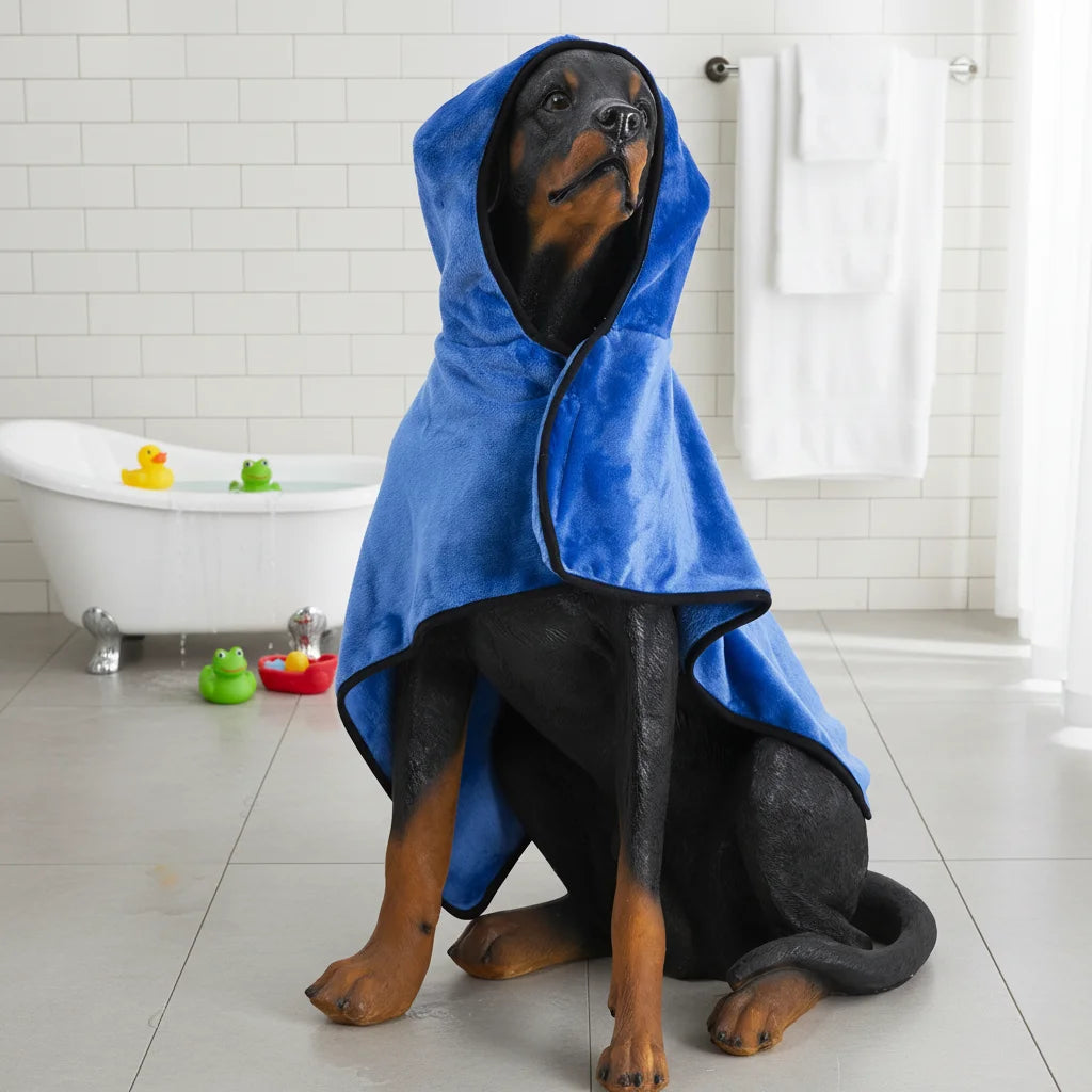 Large-area Quick-drying Microfiber Super Absorbency Dog Drying Towel Pet Blanket