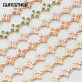 MC28 Nickel-Free Copper & Zircon Charms DIY Jewelry Pendants Making Findings 10pcs/Lot Accessory Assortment