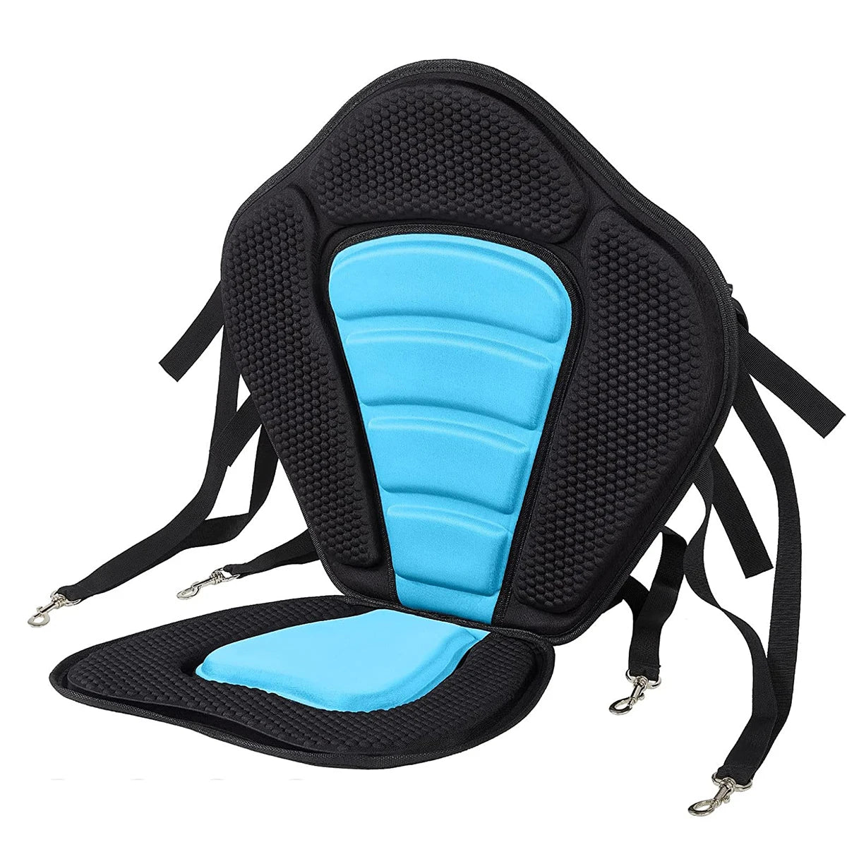 Adjustable Deluxe EVA Foam Soft Kayak Seat Boat Seats with Storage Bag Cushion