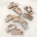 2023 Western Cowboy Style Cow Head Cactus Leather Hair Clip for Women Hairpins