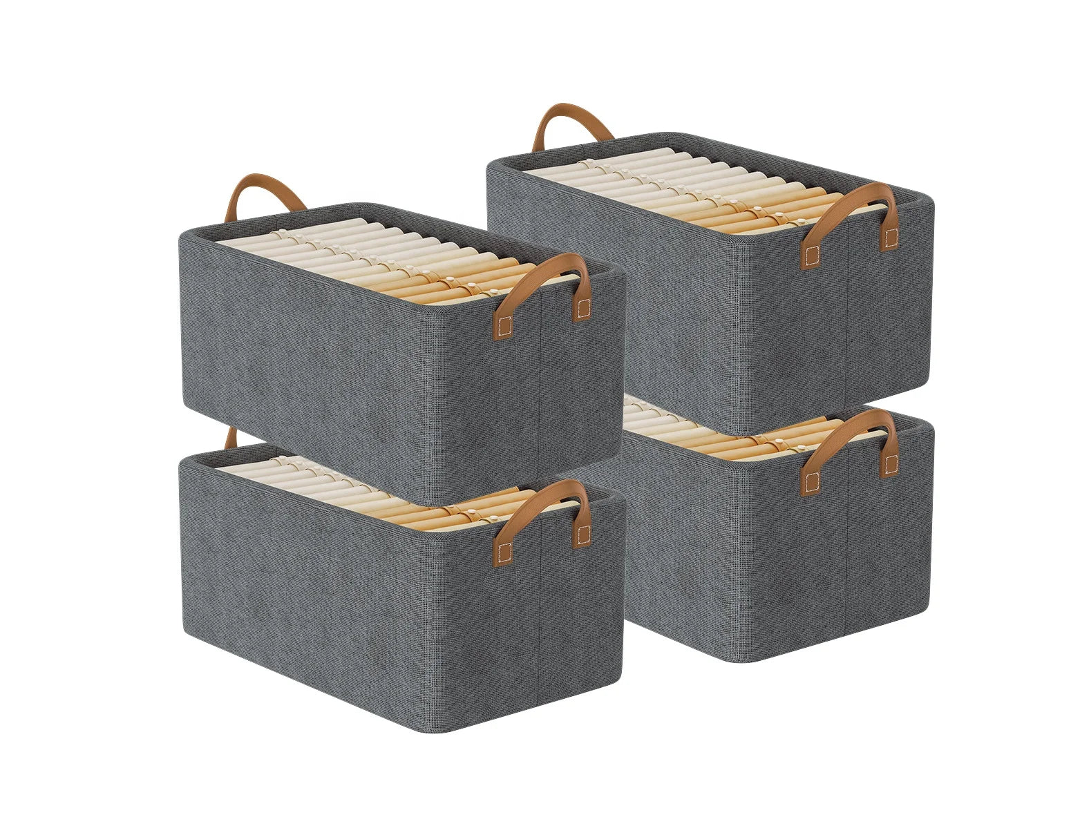 Clothing Drawer Basket Organizers Jeans Wardrobe Toy Storage Box Foldable Closet Clothes Organising Box Heavy Duty Storage Bin