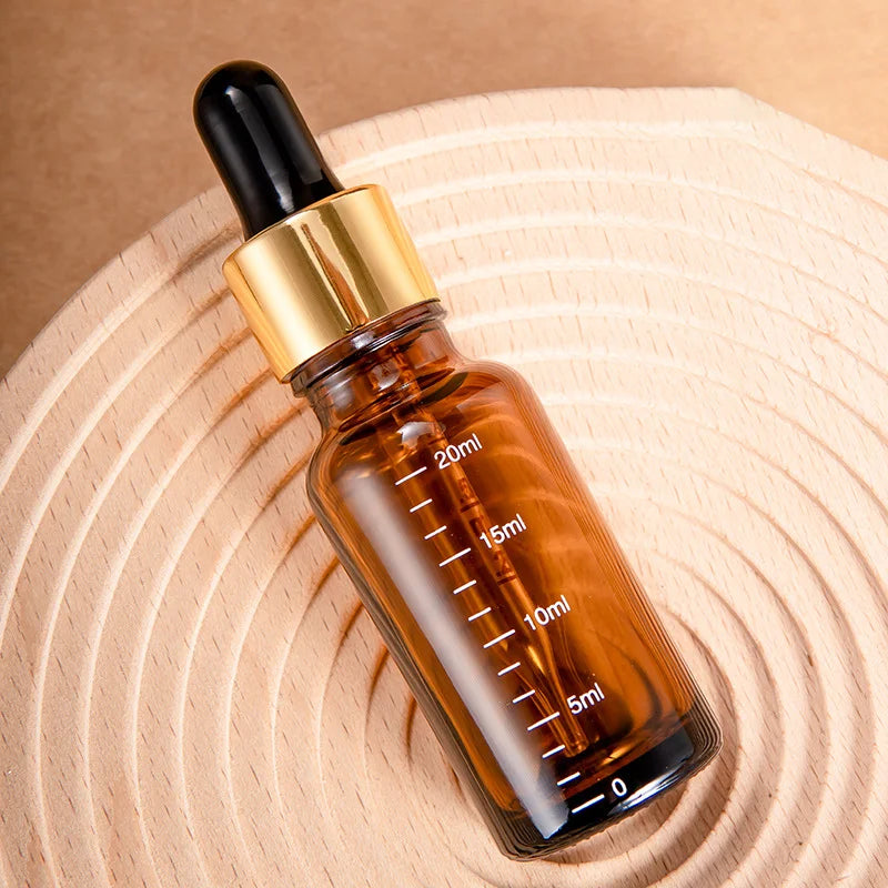 20ml & 30ml Glass Graduated Pipette Bottle Empty Essential Oil Container Dispenser with Cuticle Oil Dropper Body Package