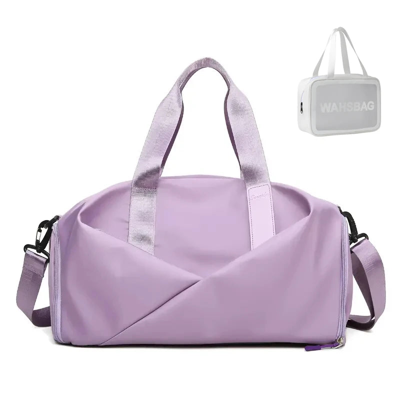 2024 Women's Large Nylon Travel Tote Handbag Waterproof Shoulder Bag with Zipper Closure Fashionable Weeken