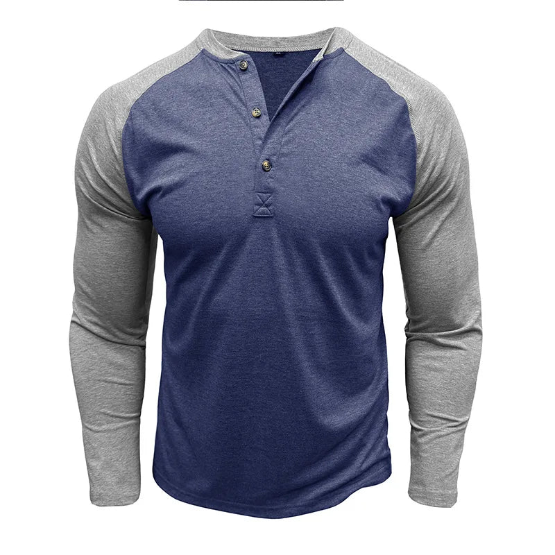 Factory Supply Long Sleeve Black Crew Neck Mechanic Workwear Welding Fire Resistant FR Manufacturer Work Henley Shirt