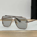 2024 Fashion Top Quality Driving Sunglasses Luxury Brand Designer Glasses Men's Classic square Frame Metal Sunglasses Women