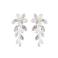 Elegant Fresh Water Pearl Wedding Handmade Crystal Earrings Women Earrings Bridal Earrings