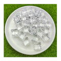 Simulated Ice Cubes Artificial Acrylic Ice Cube Miniature Whisky Drink Display Photography Props Wedding Party Decor