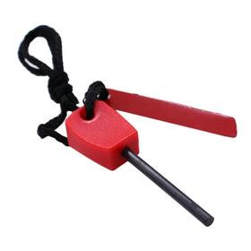 Outdoor Camping Survival Tool ABS & Magnesium Mini Fire Starter Steel Flint 4*45mm 13.3g for Hiking Traveling
