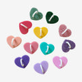 Acrylic Phone Finger Ring Heart Shape Adhesive Phone Case Grip Loop Mobile Phone Charm Hook